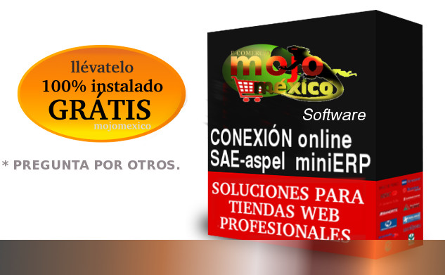 Conector SAE-aspel con tiendas Web Profesionales Magento, Woocommerce, Prestashop y otros.